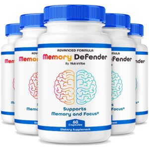 Paquete de 5 Memory Defender cápsulas para memoria y enfoque