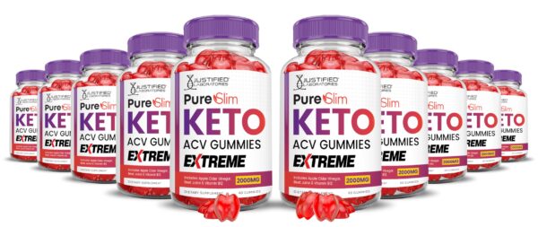 Pure Slim Keto ACV Gummies caja frontal
