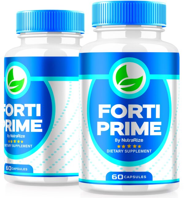 Paquete 2 cápsulas Forti Prime suplemento natural para peso