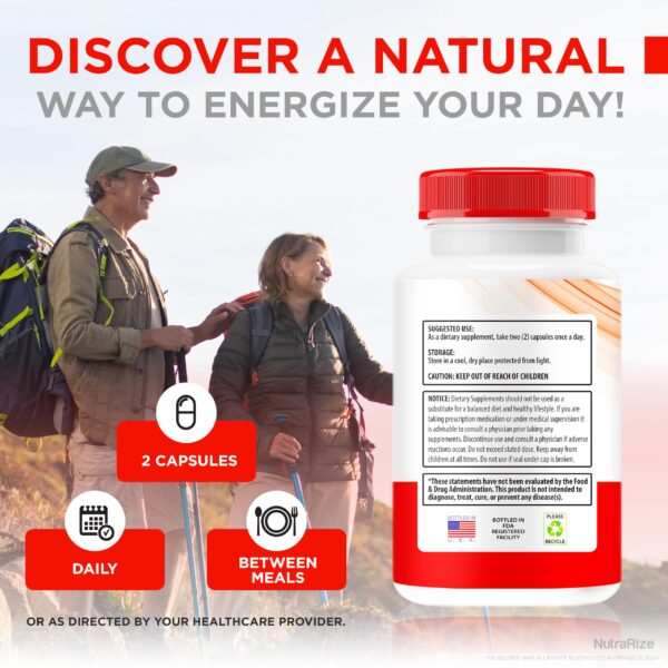 Gluco Revive cápsulas energía y bienestar diario