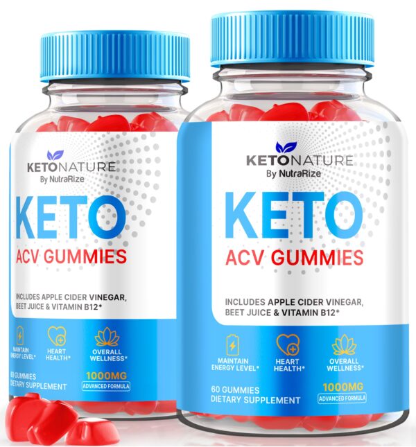 Paquete de gomitas KetoNature ACV para pérdida de peso con vinagre natural