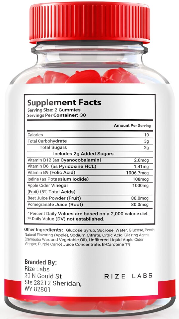 Suplemento vinagre de manzana Slim Plus Keto ACV gomitas