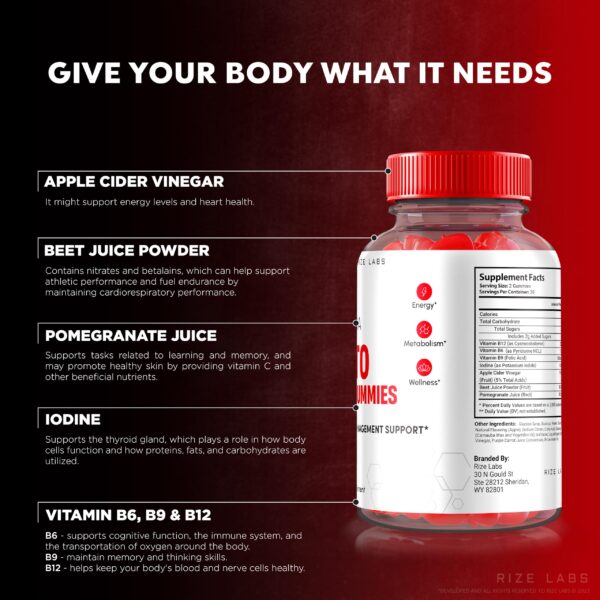 SlimDNA Keto envase cerrado gomitas