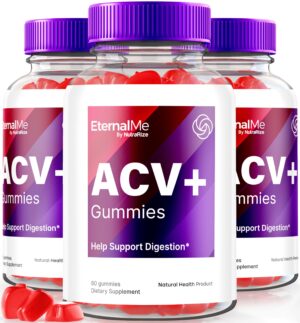 Gomitas Keto ACV EternalMe paquete de 3 para salud