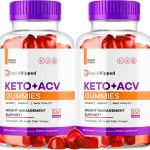 Gomas LIVORKA Rapid Ripped Keto ACV fórmula natural