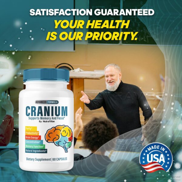 Suplemento Cranium para enfoque mental y energía prolongada
