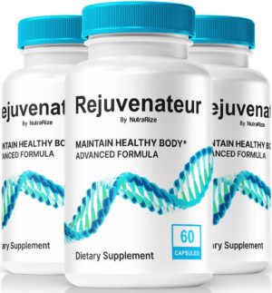 Pack de 3 cápsulas rejuvenateur fórmula natural salud energía