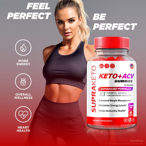 Suplemento pérdida peso caliente keto plus ACV gomitas Supra