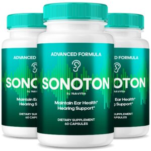 Paquete de cápsulas Sonoton para salud auditiva