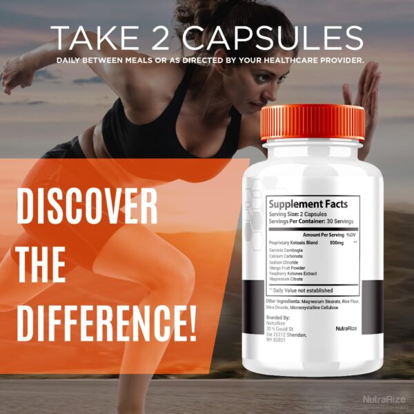 Envase suplemento Fast Burn Keto avanzado NutraRize