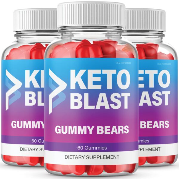 Paquete de gomitas Blast Keto ACV 180 unidades color rojo