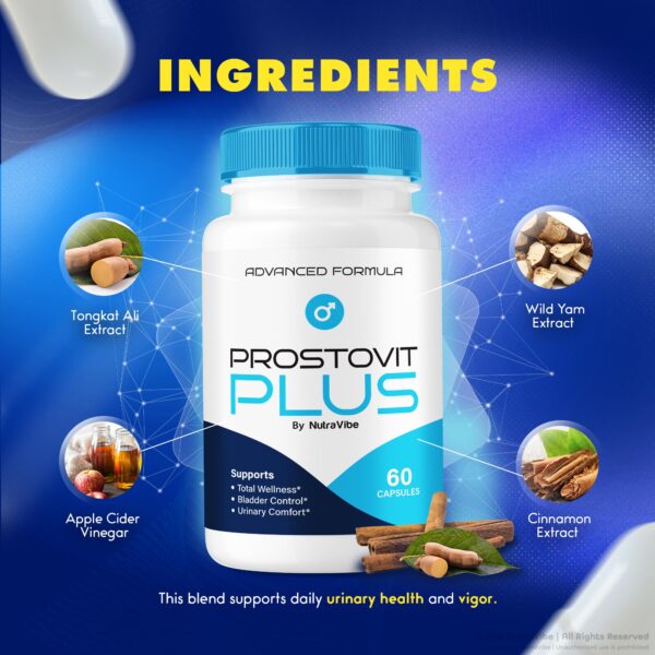 Cápsulas Prostovit Plus para confort de vejiga