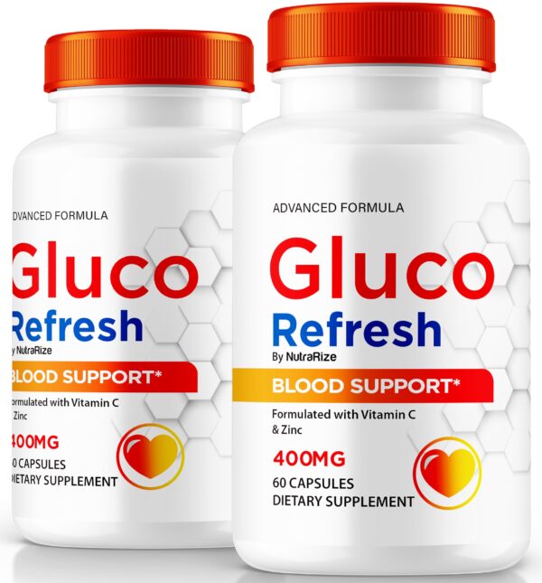 NutraRize Gluco Refresh cápsulas pack de 120 para bienestar