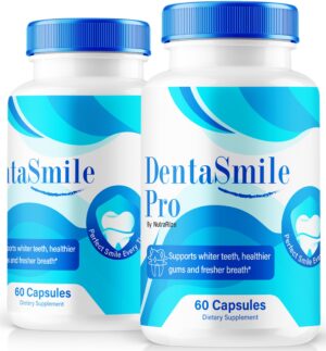 Paquete de dos Denta Smile Pro cápsulas para salud bucal completa