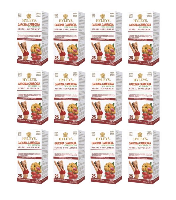 Caja con 12 paquetes de té