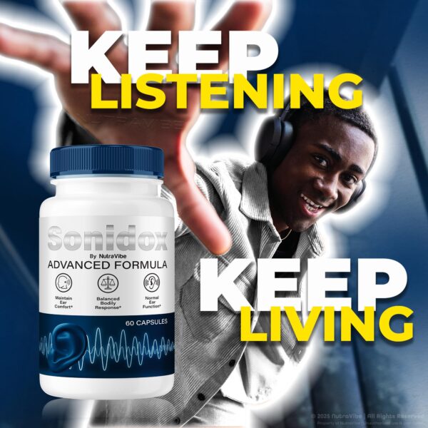 Apoyo auditivo y circulación saludable con cápsulas Sonidox