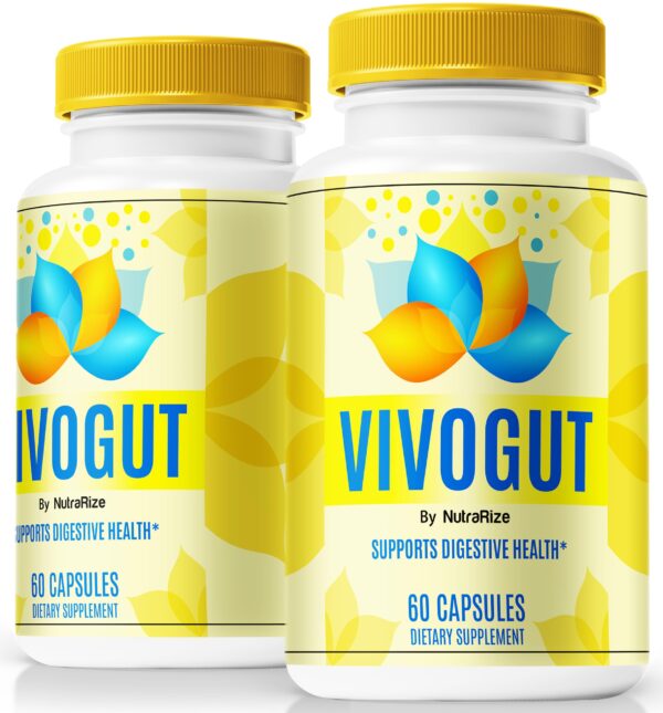 Paquete doble cápsulas VivoGut fórmula digestiva natural