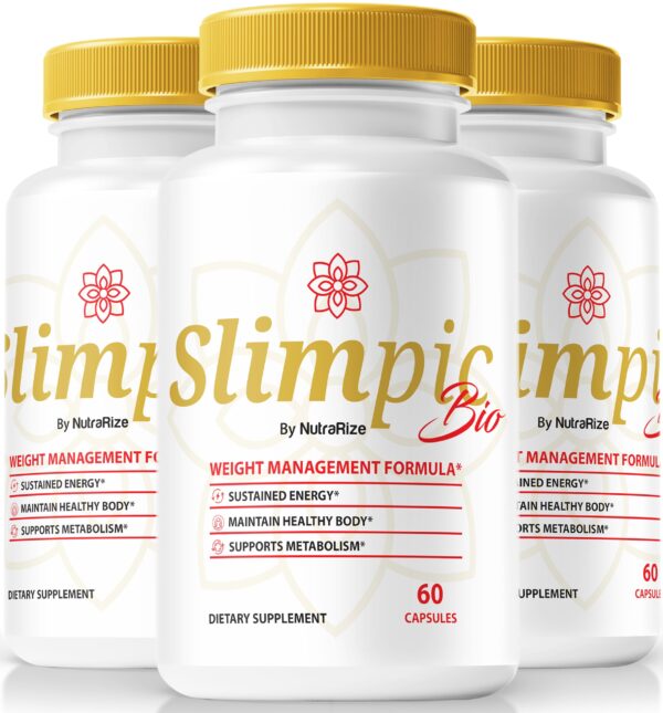 Frasco cápsulas Slimpic Bio fórmula keto para detox natural