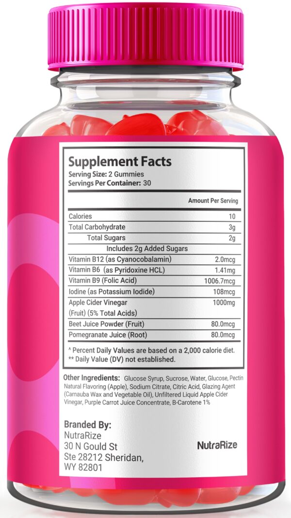 Gomitas Dietoxone Keto ACV fórmula avanzada para peso