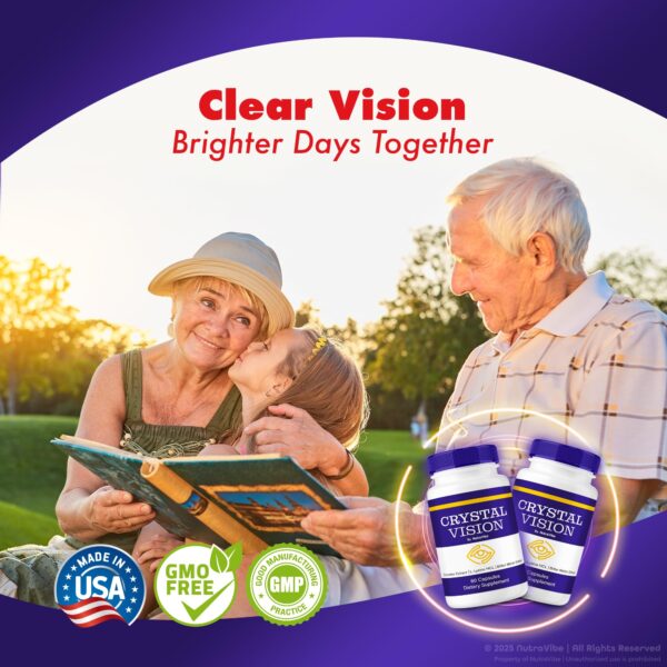 Suplemento Crystal Vision para claridad y salud visual
