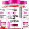 pure keto luxe acv gomitas paquete de tres frascos