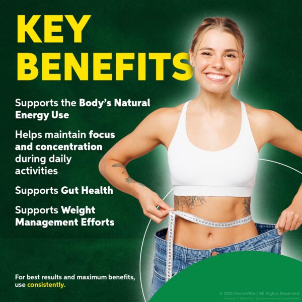 Imagen lateral de NutraVibe Keto Form apoyo estilo vida activo