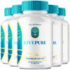 Cápsulas LivePure para desintoxicación de hígado paquete frontal