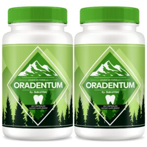 botella cápsulas Oradentum cuidado salud oral natural