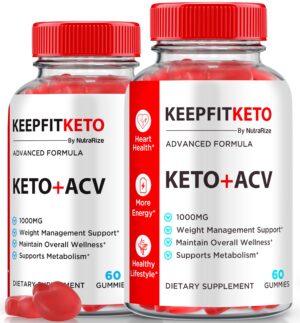 Paquete Keep Fit Keto ACV gomitas para pérdida de peso