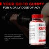 Detalle gomitas oficiales Quick Fire Keto ACV paquete 3 unidades