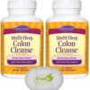 suplemento detox limpieza colon multi hierbas 2 paquetes