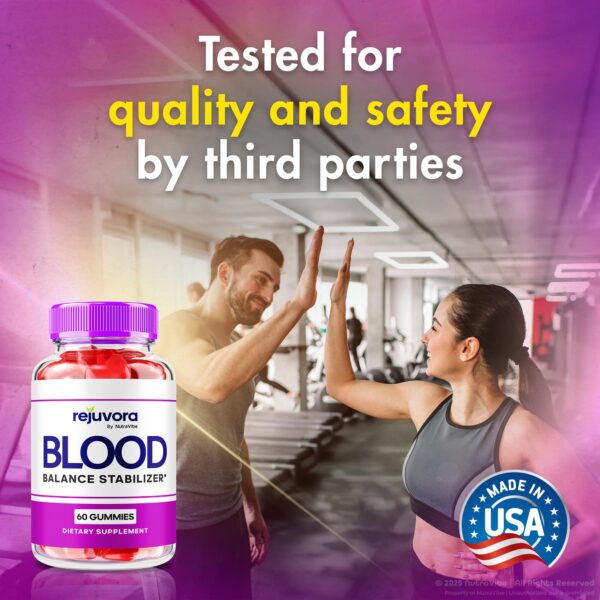 Ingredientes de gomitas Rejuvora naturales