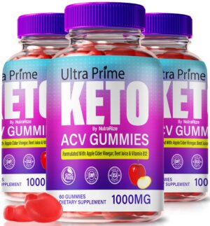 Frasco Ultra Prime Keto ACV gomitas 180 unidades