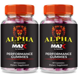 Paquete de gomitas Alpha Ignite Max por NutraVibe