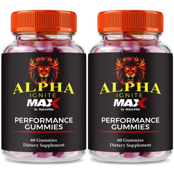 Paquete de gomitas Alpha Ignite Max por NutraVibe