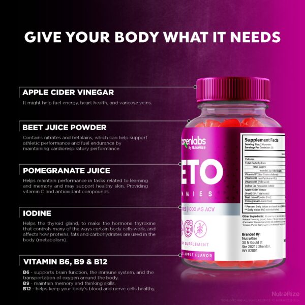 81jvIRBWwML.jpg Suplemento Keto Vitazenlabs con 1000 mg naturales NutraRize