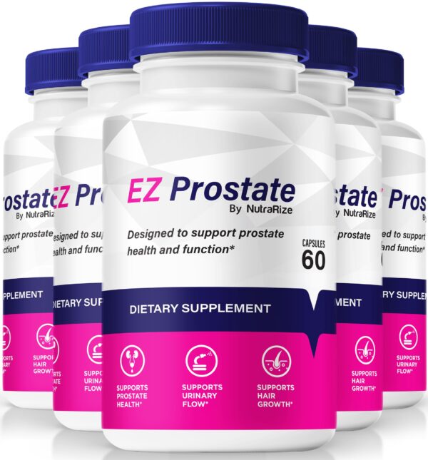 NutraRize EZ Prostate cápsulas soporte natural próstata paquete 5