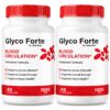 Paquete doble de cápsulas Glyco Forte con fórmula natural para energía