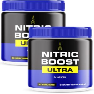 NutraRize Nitric Boost Ultra polvo suplemento energía flujo sanguíneo