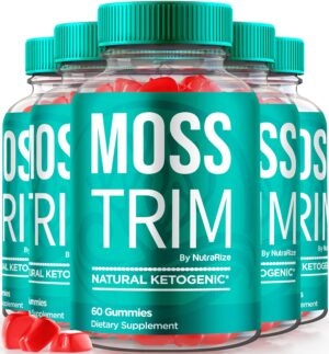 Paquete de gomitas Moss Trim Keto ACV pérdida de peso