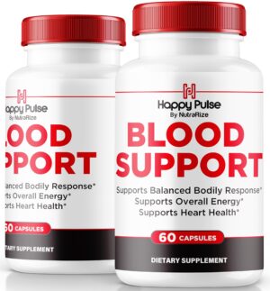 Cápsulas Happy Pulse para apoyo de salud y circulación 120 unidades