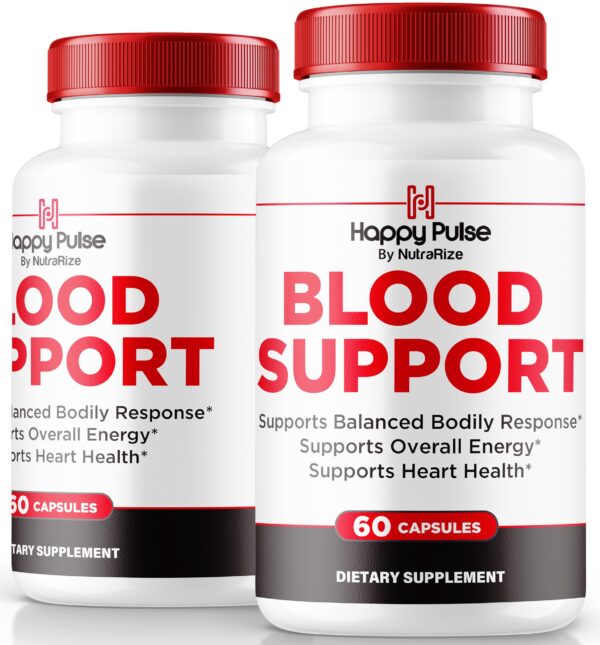 Cápsulas Happy Pulse para apoyo de salud y circulación 120 unidades