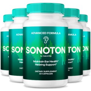 Paquete 5 Sonoton cápsulas original NutraRize para oídos