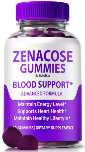 Gomitas NutraRize Zenacose apoyo glucoso caja frontal