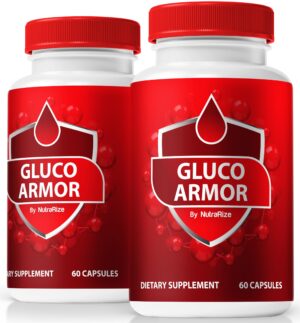 Paquete de 2 Gluco Armor 120 cápsulas fórmula premium natural