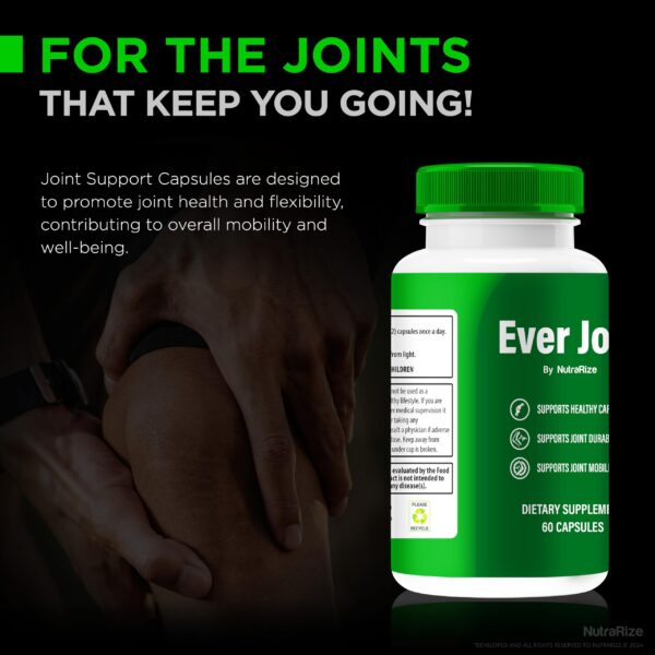 Cápsulas NutraRize Ever Joint para cuidado articular avanzado