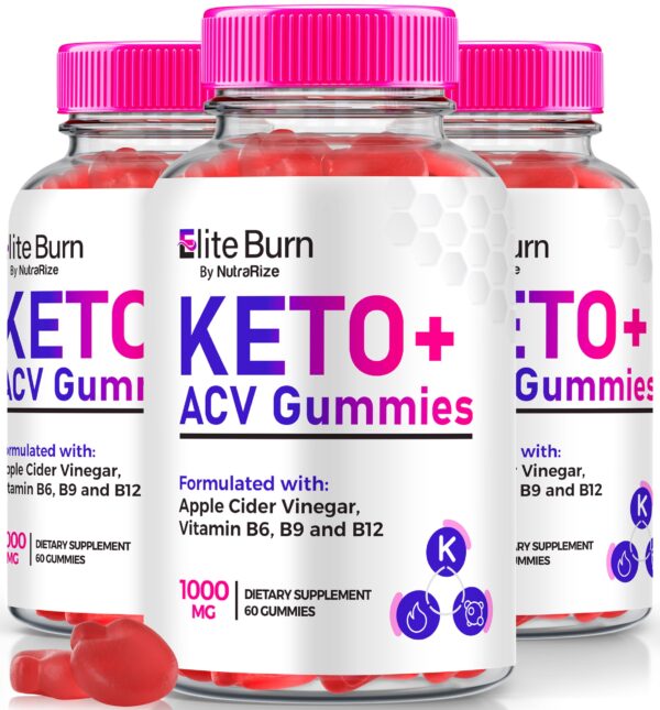 Version 1.0.0 Paquete gomitas Elite Burn Keto ACV para pérdida de peso
