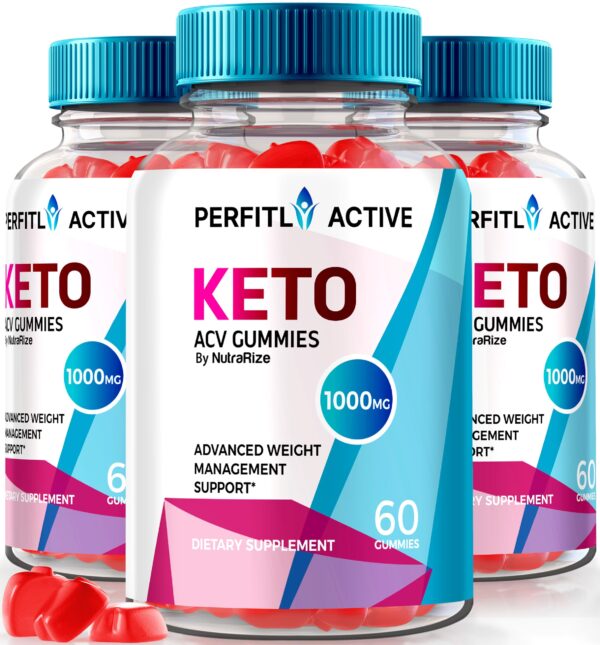 Paquete de gomitas Perfitly Active Keto ACV para pérdida de peso