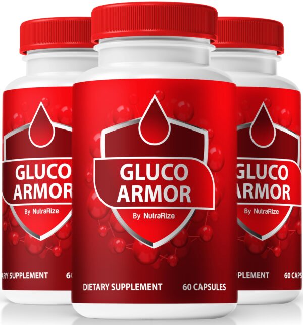 Gluco Armor paquete 3 cápsulas para circulación y bienestar
