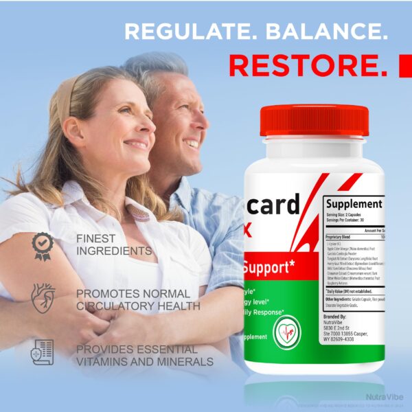 Paquete suplementos naturales NutraVibe Procard Max